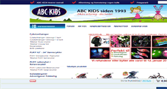 Desktop Screenshot of abckids.dk