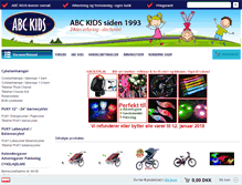 Tablet Screenshot of abckids.dk